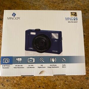 Brand new. It was a gift but wrong camera and I missed the return deadline